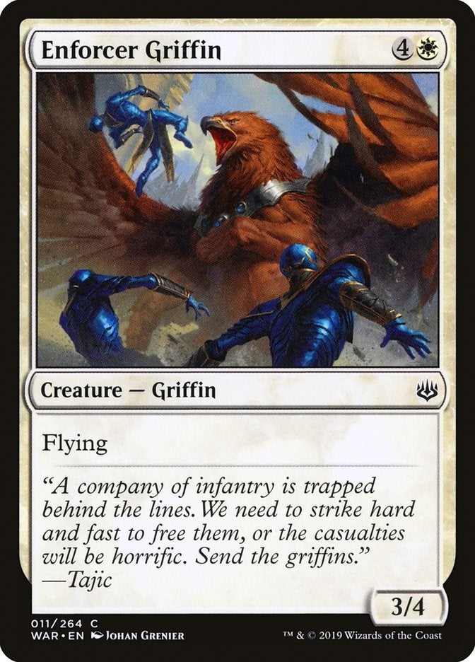 Enforcer Griffin (11) [WAR] - MTG Single