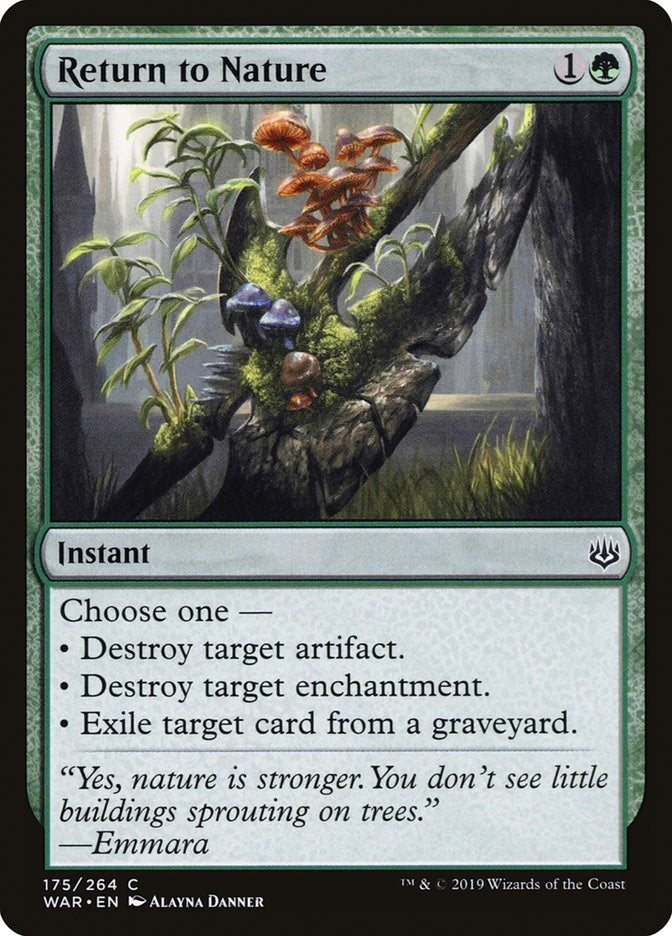 Return to Nature (175) [WAR] - MTG Single