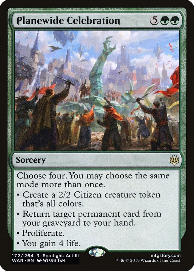 Planewide Celebration (172) [WAR] - MTG Single