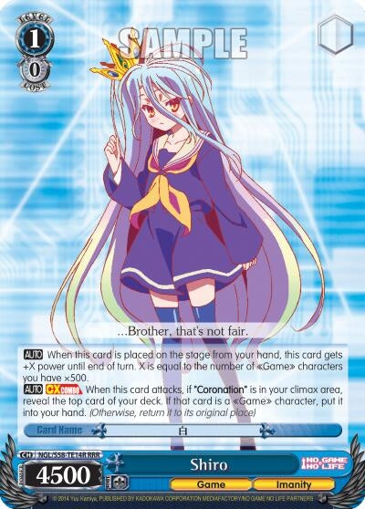 Shiro (RRR) (5814) [NGL/S58] - Weiss Schwarz Single