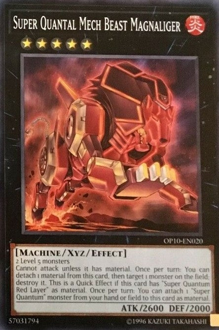 Super Quantal Mech Beast Magnaliger (10020) (OP10) - YuGiOh Single