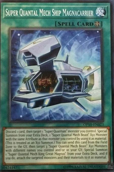 Super Quantal Mech Ship Magnacarrier (10023) (OP10) - YuGiOh Single