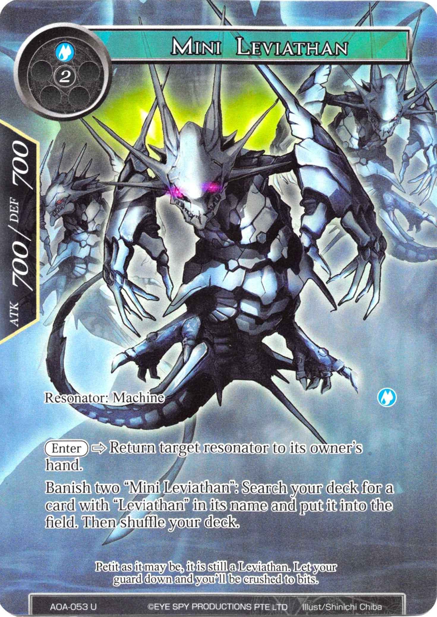 Mini Leviathan (Full Art) (53) [AOA] - Force of Will Single