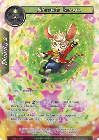 Nature’s Beauty (Full Art) (72) [AOA] - Force of Will Single