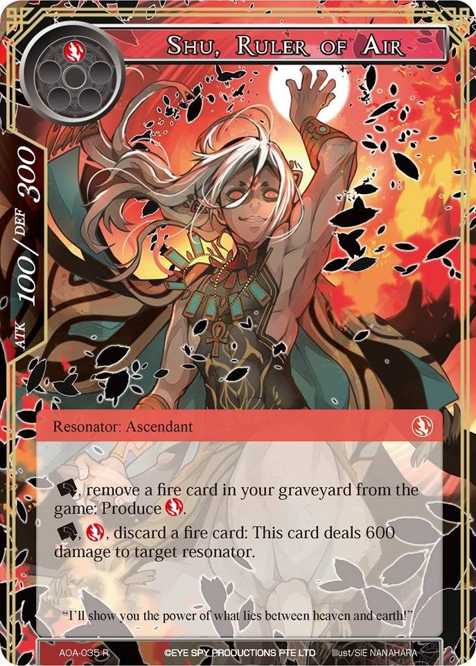 Shu Ruler of Air (35) [AOA] - Force of Will Single