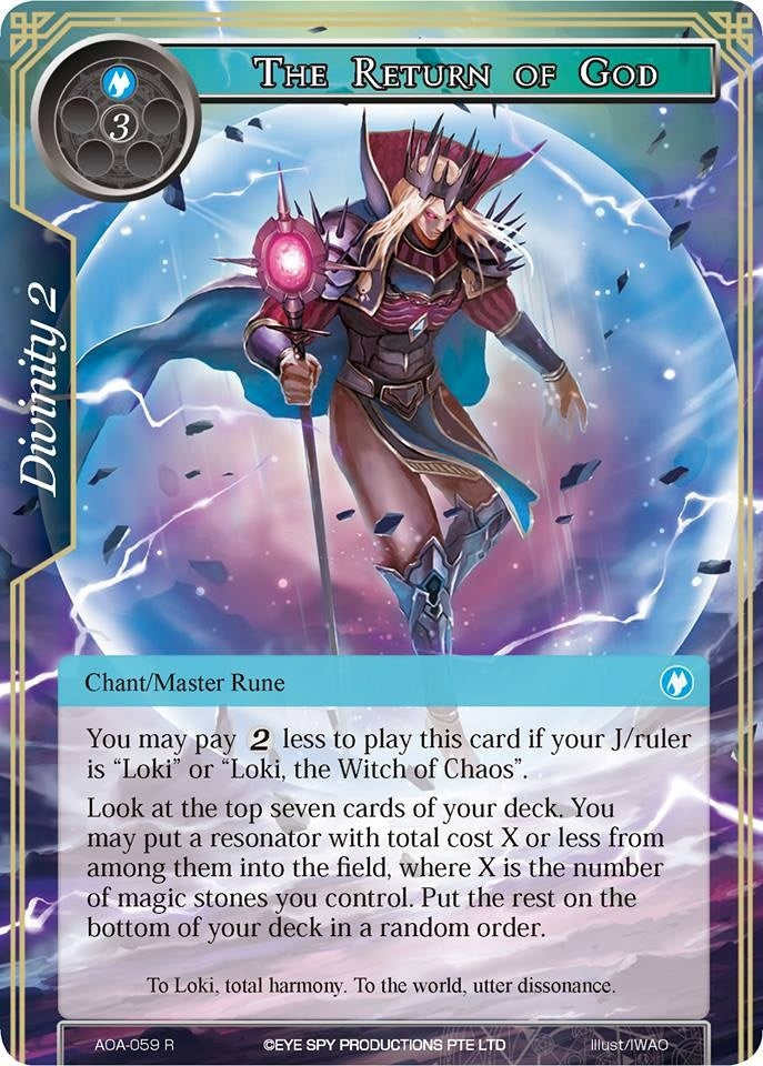 The Return of God (59) [AOA] - Force of Will Single