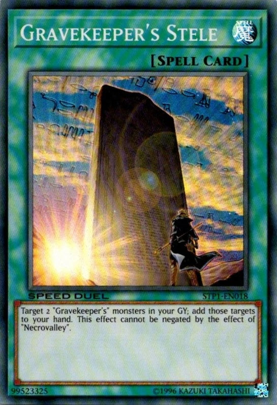 Gravekeeper’s Stele (1018) (STP1) - YuGiOh Single