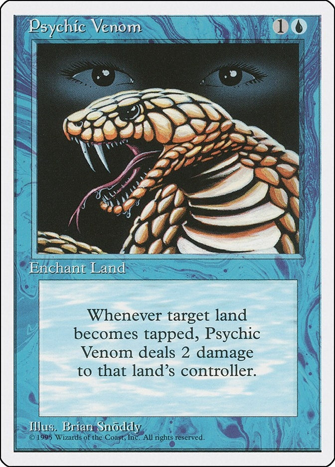 Psychic Venom [4ED] - MTG Single