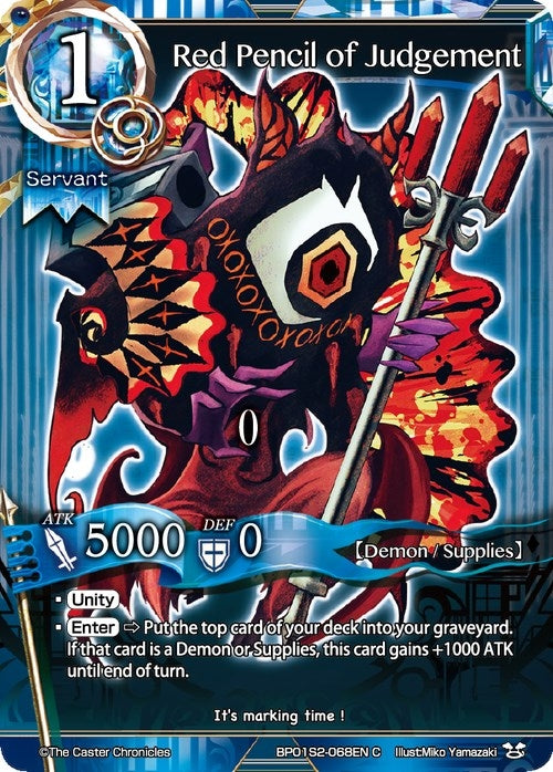 Red Pencil of Judgement (12068) [CAW] - The Caster Chronicles Single
