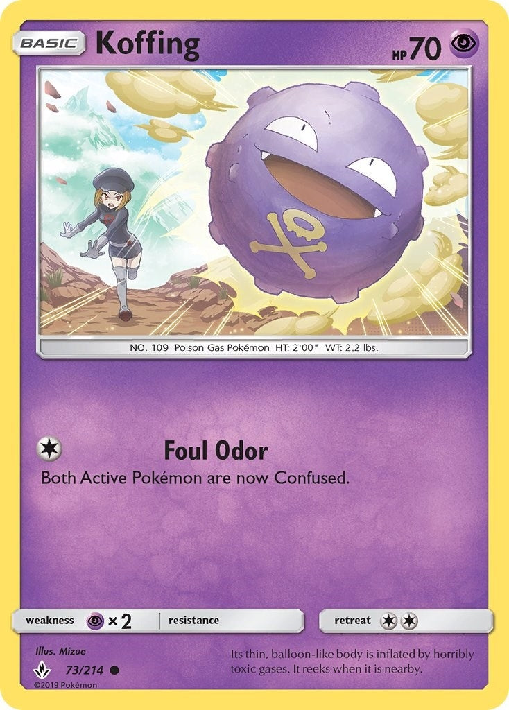 Image for Koffing (73/214) (SM - Unbroken Bonds) - Pokemon