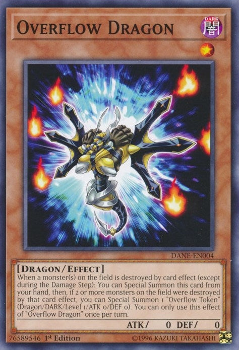 Overflow Dragon (4) (DANE) - YuGiOh Single