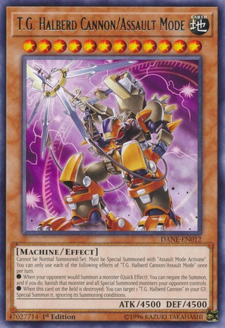 T.G. Halberd Cannon/Assault Mode (12) (DANE) - YuGiOh Single