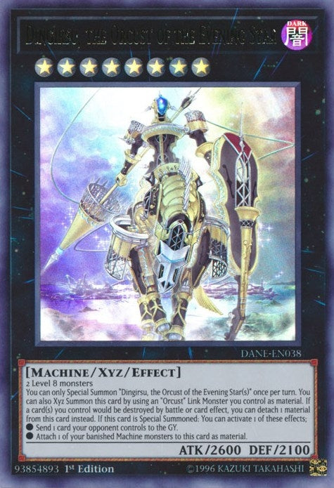 Dingirsu the Orcust of the Evening Star (38) (DANE) - YuGiOh Single