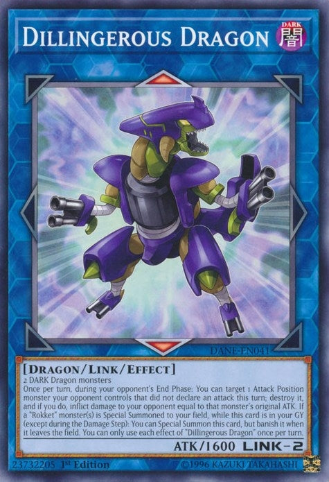 Dillingerous Dragon (41) (DANE) - YuGiOh Single