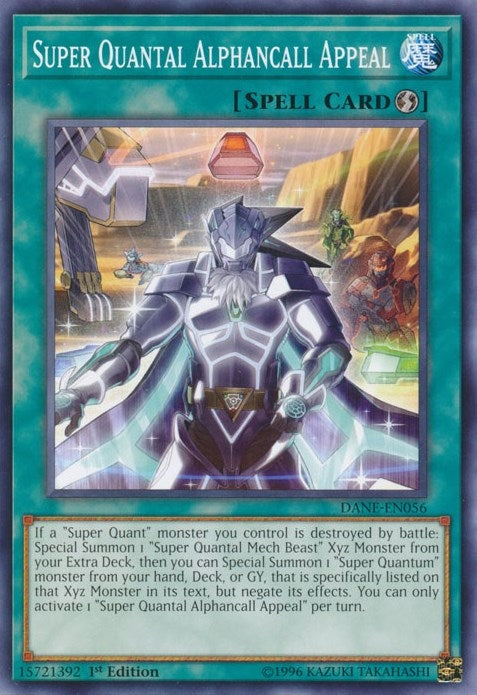 Super Quantal Alphancall Appeal (56) (DANE) - YuGiOh Single