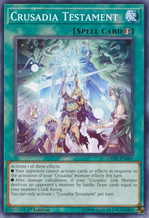 Crusadia Testament (61) (DANE) - YuGiOh Single