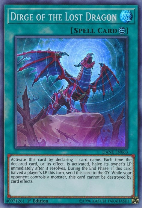 Dirge of the Lost Dragon (63) (DANE) - YuGiOh Single