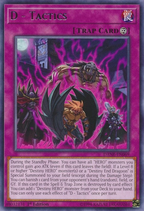 D - Tactics (69) (DANE) - YuGiOh Single