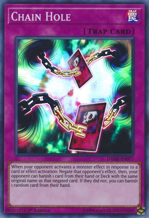 Chain Hole (77) (DANE) - YuGiOh Single