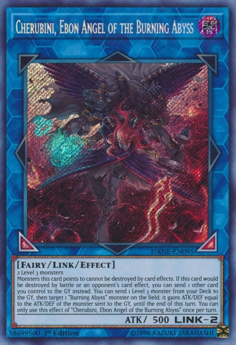 Cherubini Ebon Angel of the Burning Abyss (95) (DANE) - YuGiOh Single