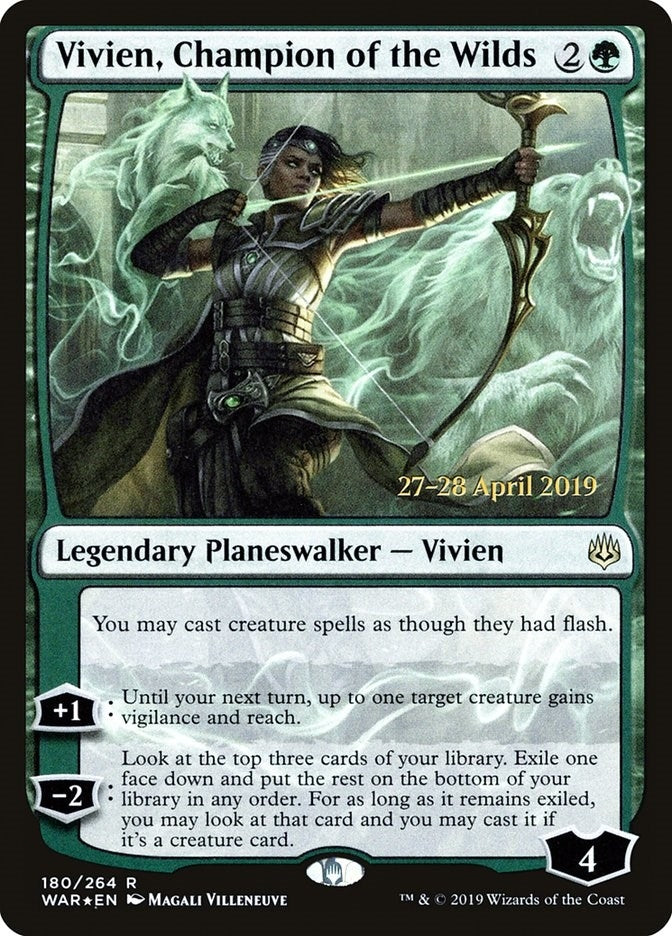 Vivien Champion of the Wilds (180) [PRE] - MTG Single
