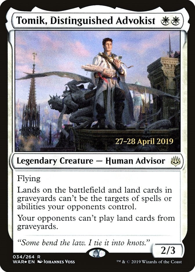 Tomik Distinguished Advokist (34) [PRE] - MTG Single