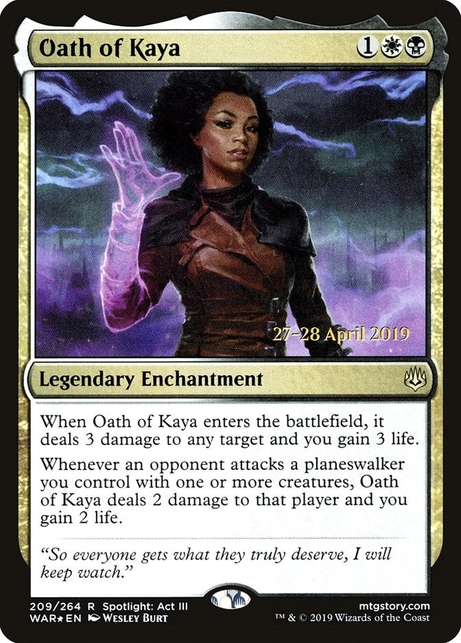 Oath of Kaya (209) [PRE] - MTG Single