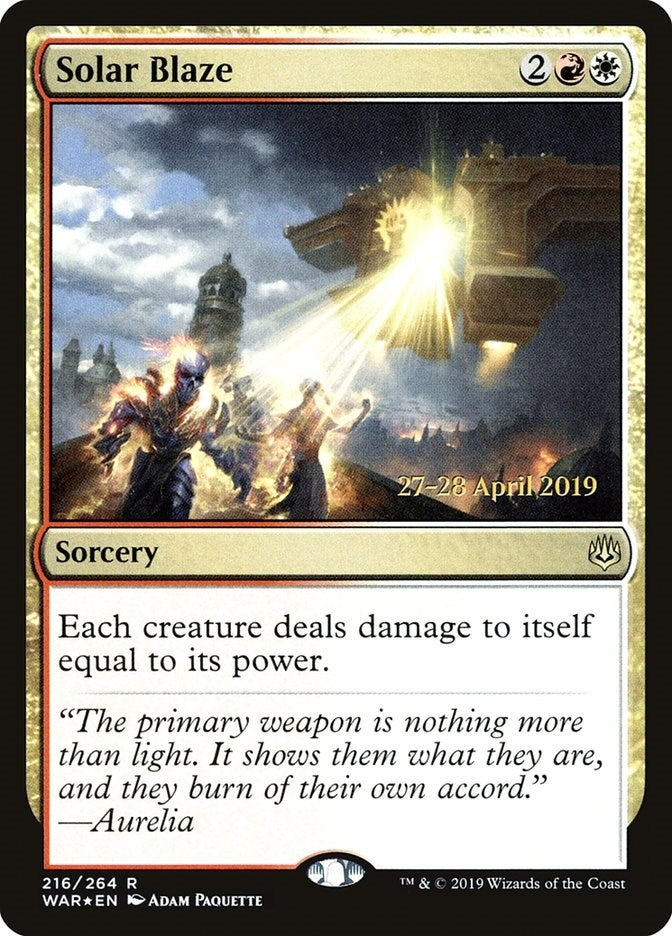 Solar Blaze (216) [PRE] - MTG Single