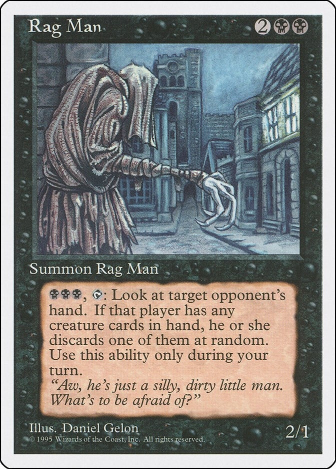 Rag Man [4ED] - MTG Single