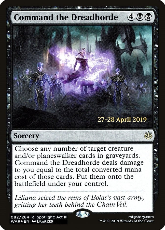 Command the Dreadhorde (82) [PRE] - MTG Single