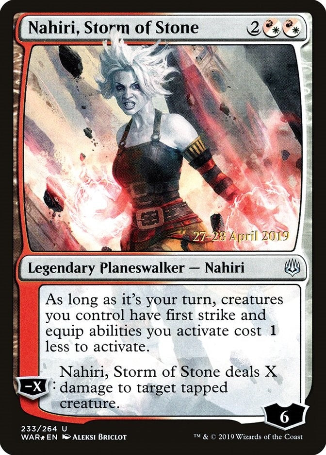 Nahiri Storm of Stone (233) [PRE] - MTG Single