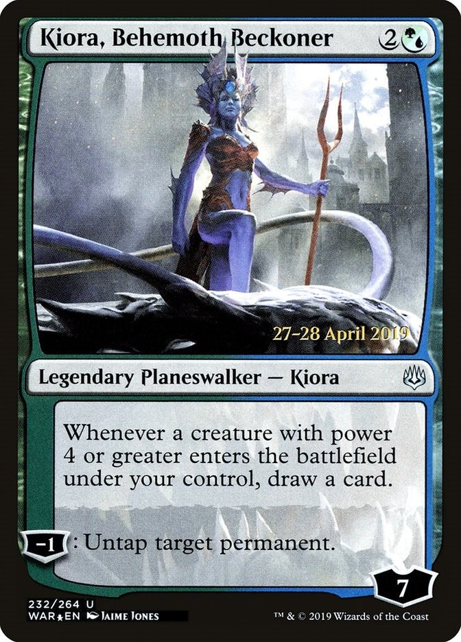 Kiora Behemoth Beckoner (232) [PRE] - MTG Single