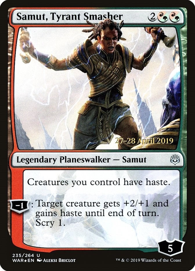 Samut Tyrant Smasher (235) [PRE] - MTG Single