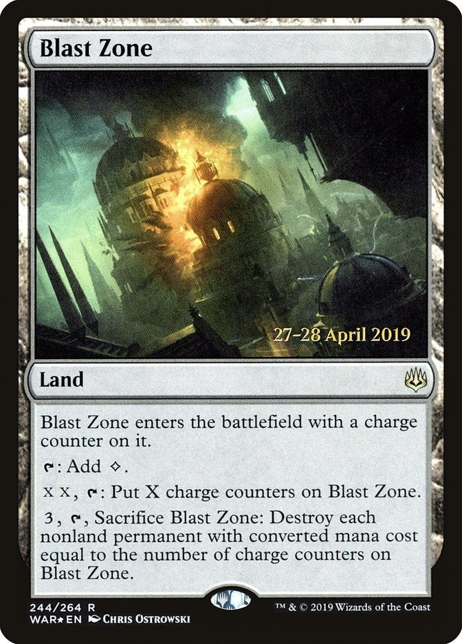 Blast Zone (WAR) (244) [PRE] - MTG Single