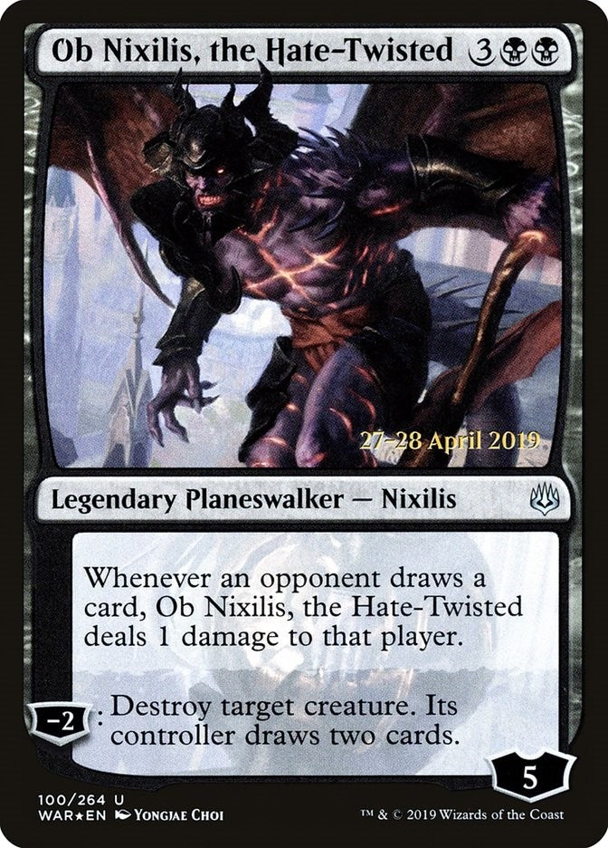 Ob Nixilis the Hate-Twisted (100) [PRE] - MTG Single