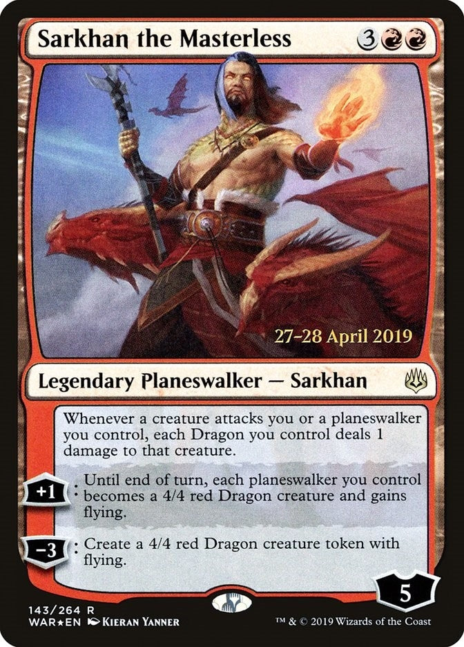 Sarkhan the Masterless (143) [PRE] - MTG Single