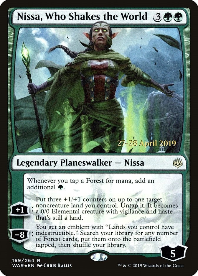 Nissa Who Shakes the World (169) [PRE] - MTG Single