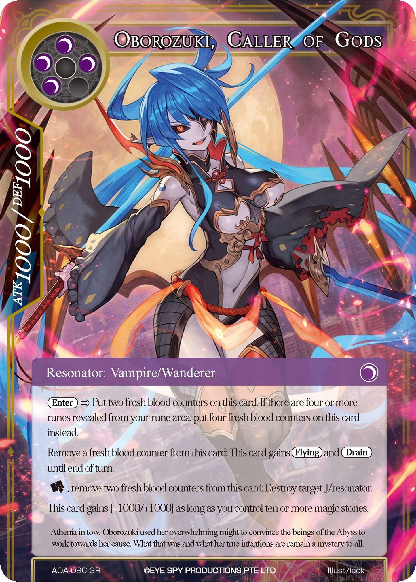 Oborozuki Caller of Gods (96) [AOA] - Force of Will Single