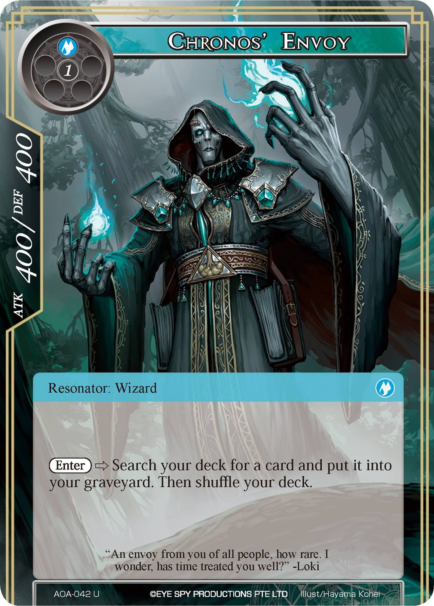Chronos’ Envoy (42) [AOA] - Force of Will Single