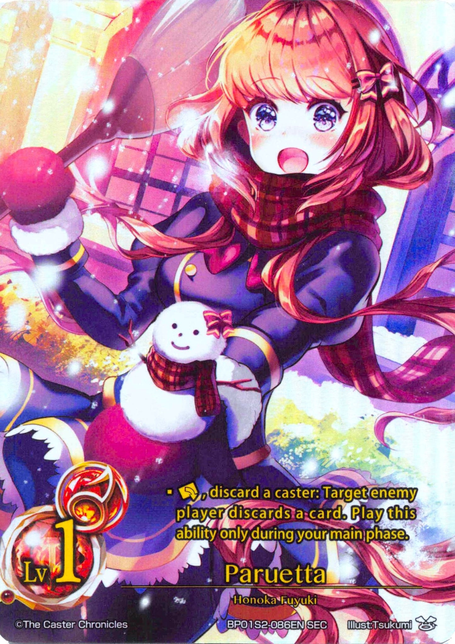 Paruetta (Secret Rare) (12086) [CAW] - The Caster Chronicles Single