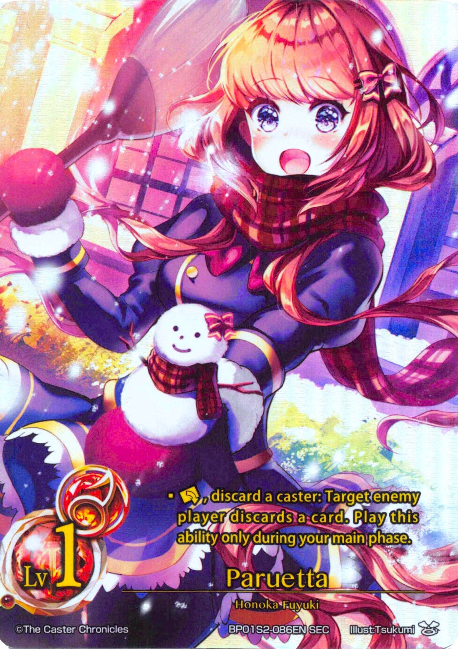 Paruetta (Secret Rare) (12086) [CAW] - The Caster Chronicles Single