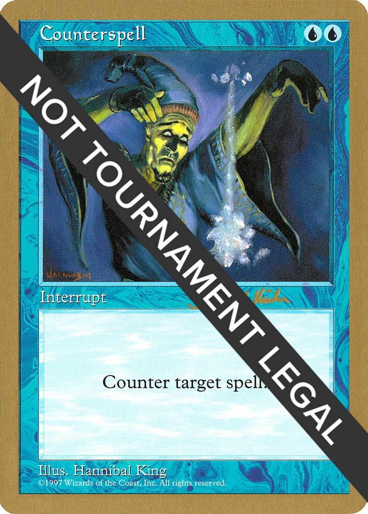Counterspell - 1997 Janosch Kuhn (5ED) [WCD] - MTG Single