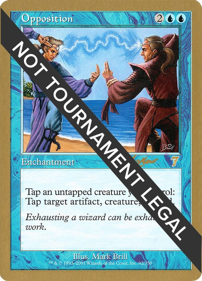 Opposition - 2002 Sim Han How (7ED) [WCD] - MTG Single