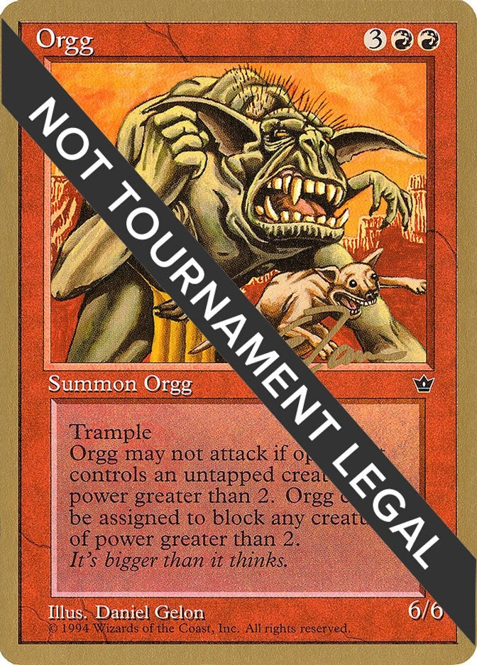Orgg - 1996 Eric Tam (FEM) [WCD] - MTG Single