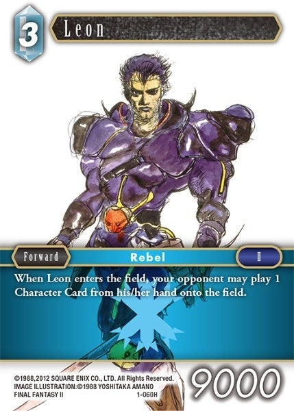Leon (Rebel) (1) [OP1] - Final Fantasy TCG Single