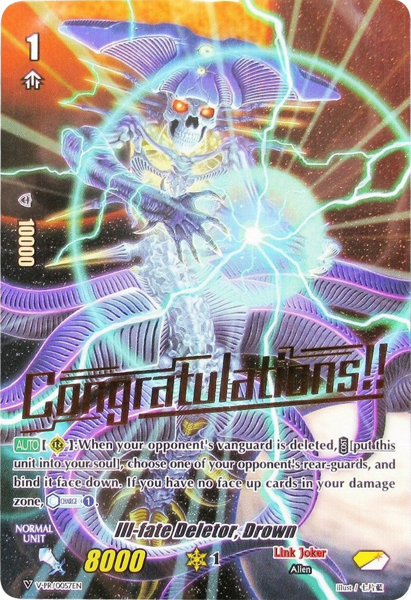 Ill-fate Deletor Drown (Hot Stamped) (57) [VPR] - Cardfight Vanguard Single