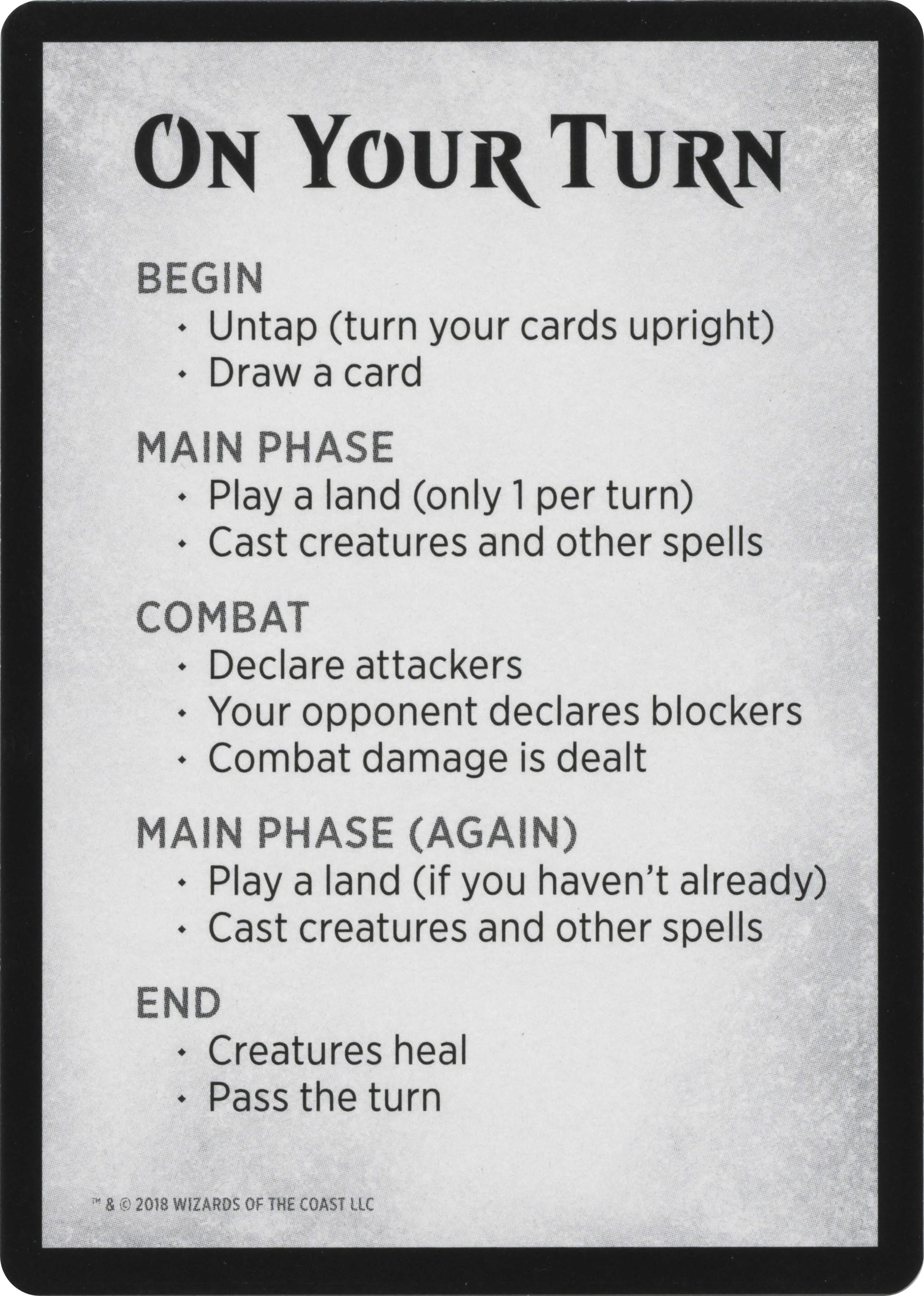 Rules Card (WAR Bundle) (0) [UMP] - MTG Single