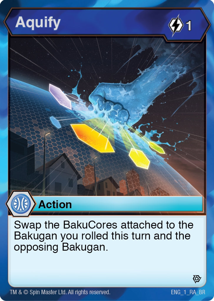 Aquify (1) [BR] - Bakugan TCG Single