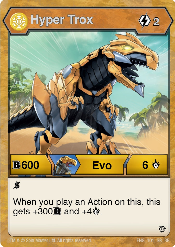Hyper Trox (101) [BR] - Bakugan TCG Single