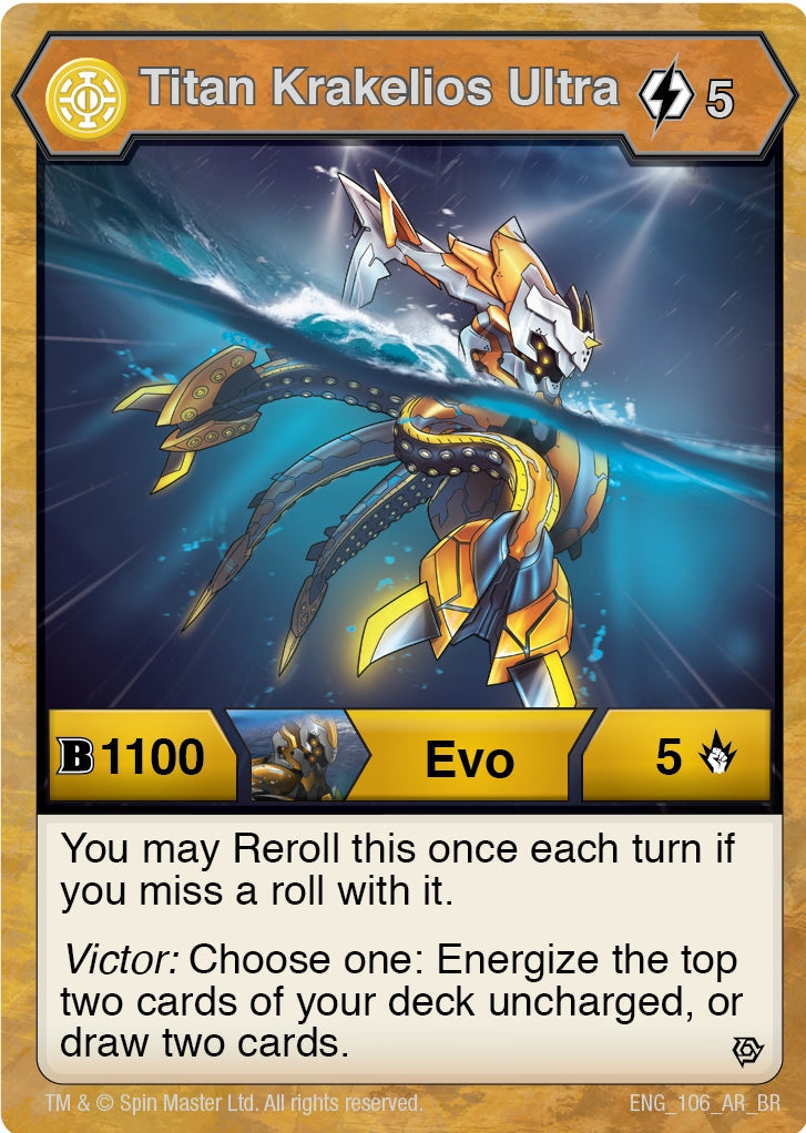 Titan Krakelios Ultra (106) [BR] - Bakugan TCG Single